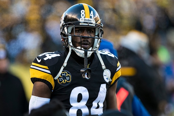 Antonio Brown during a NFL game.