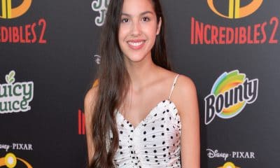 singer and actress olivia rodrigo appears at incredibles 2 premiere