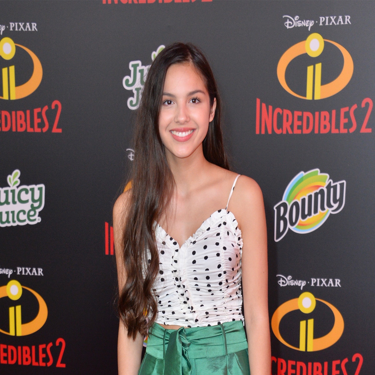 singer and actress olivia rodrigo appears at incredibles 2 premiere