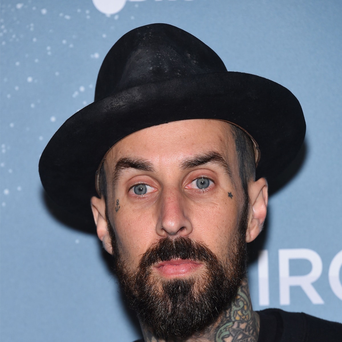 musician travis barker attends cirque du soleil opening night