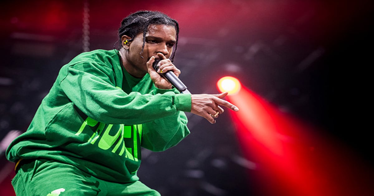 rapper a$ap rocky performs live at the ericsson globe arena in 2019