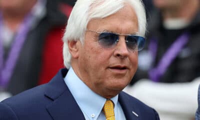 racehorse trainer bob baffert at the breeders cup in 2021