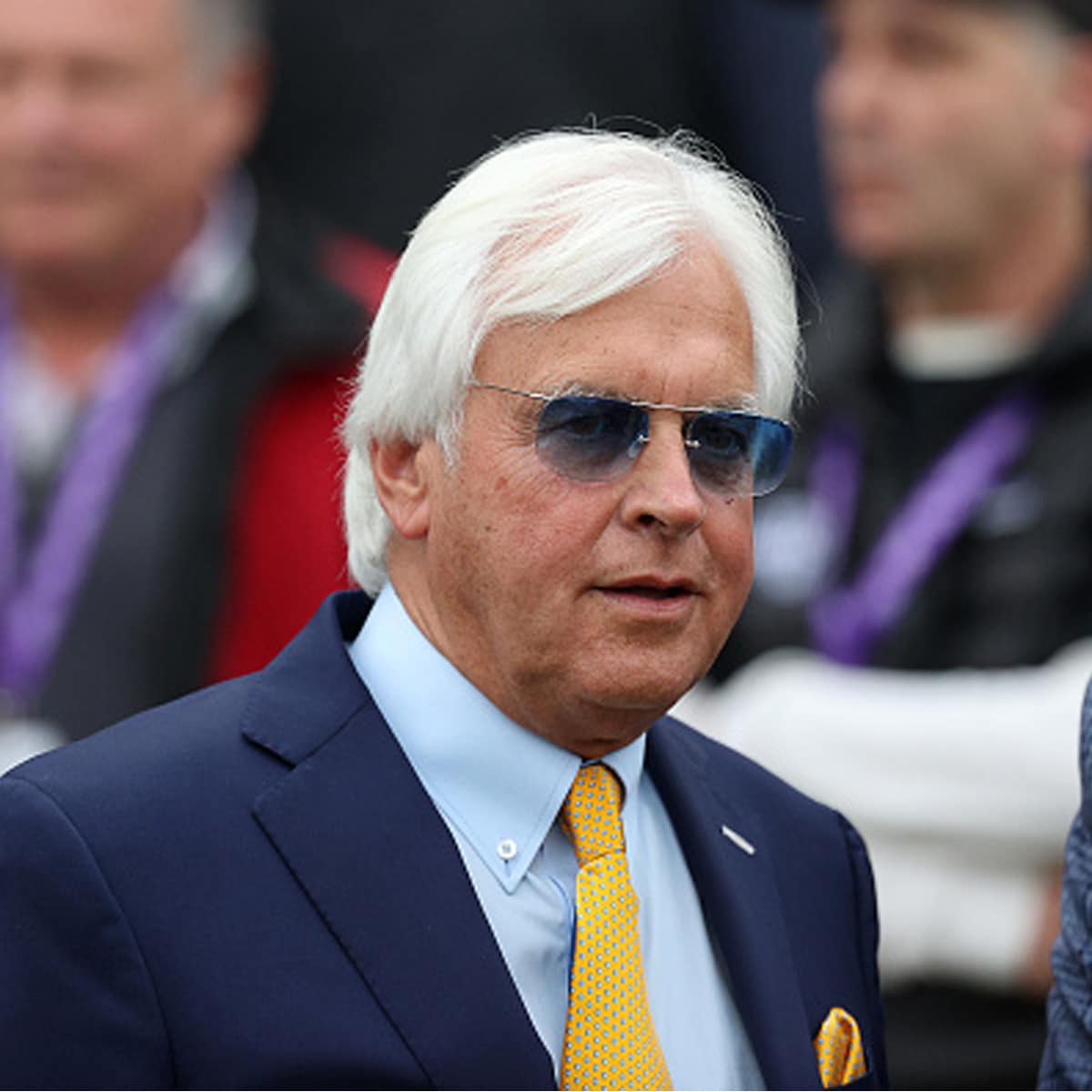racehorse trainer bob baffert at the breeders cup in 2021