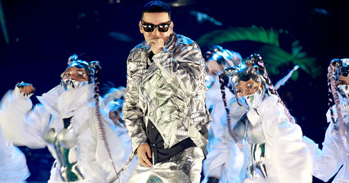 rapper daddy yankee performs on dick clark's new year's rockin' eve show