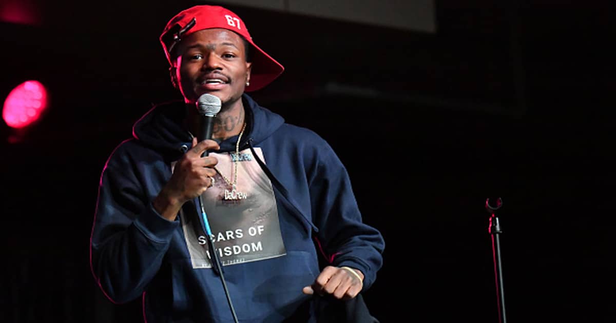 comedian dc young fly performs at the 1st & goal comedy bowl in 2019