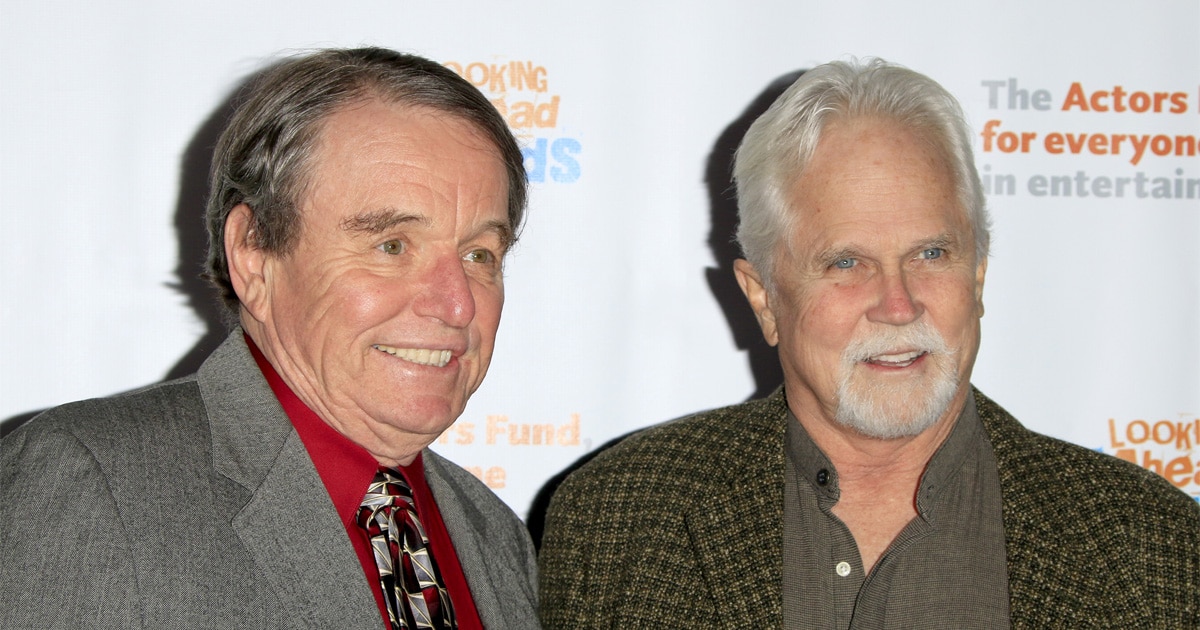 actor tony dow with jerry mathers at the actors fund looking ahead awards in 2015