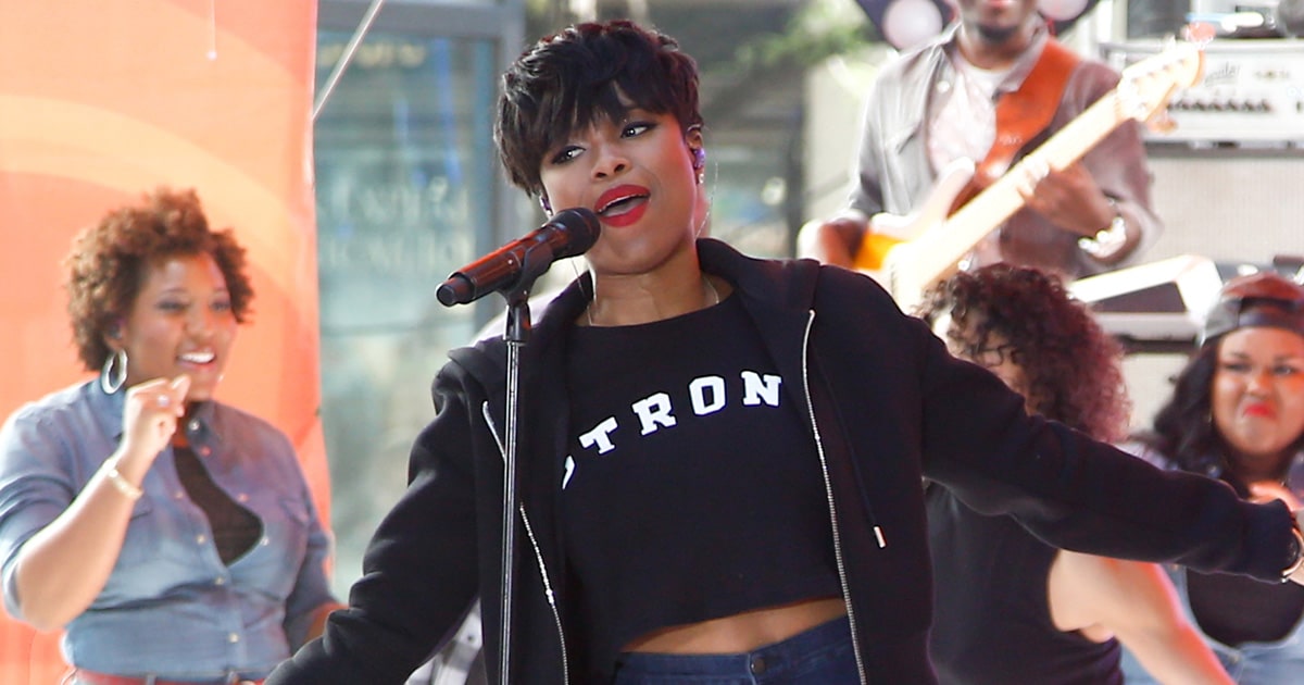 singer jennifer hudson performs at nbc today show in 2014