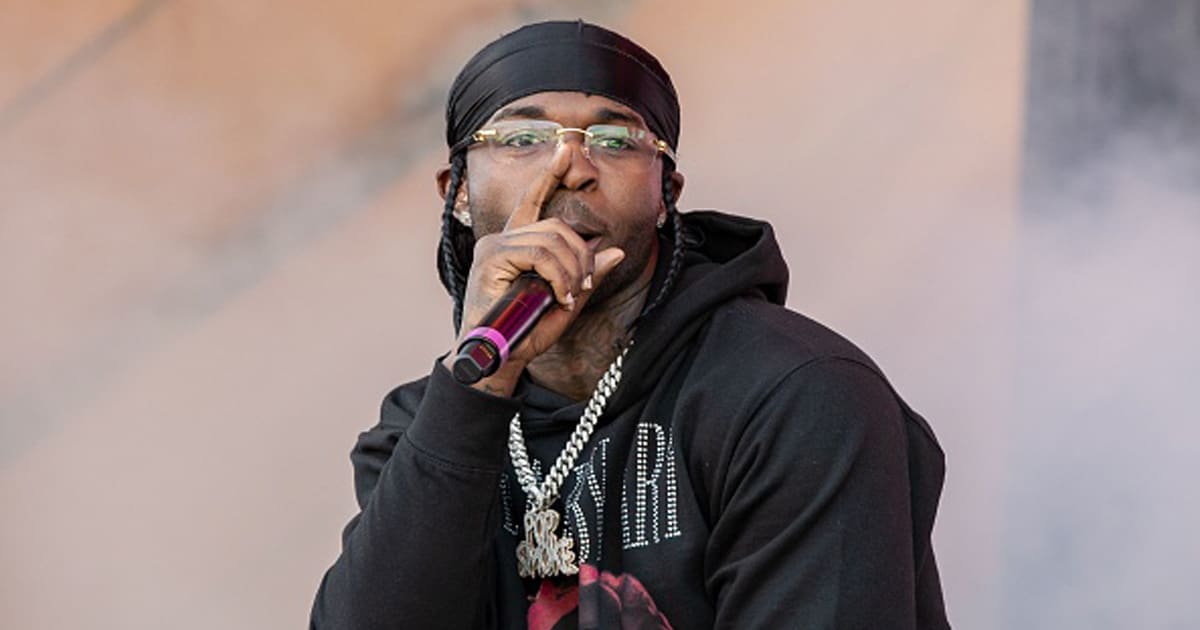 rapper pop smoke performs at the 2019 astroworld festival