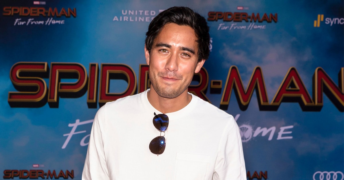 tiktok star zach king attends spider-man far from home premiere in 2019