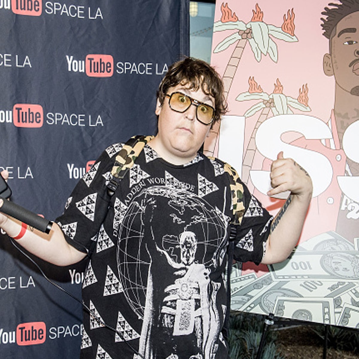 actor andy milonakis attends the 21 savage album release event
