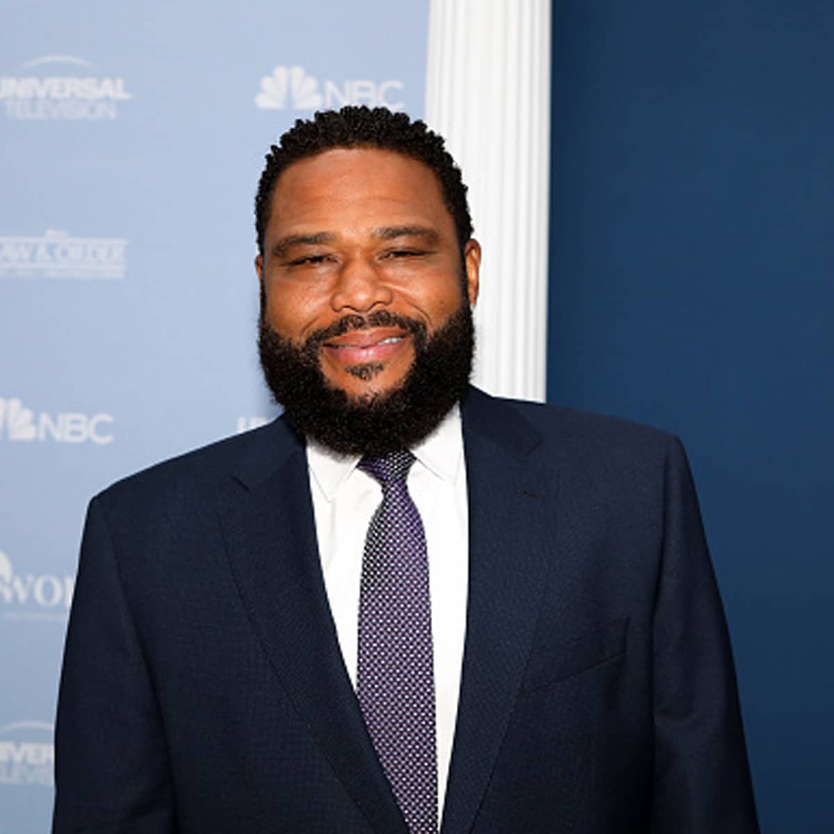 actor anthony anderson attends nbc's law & order press junket