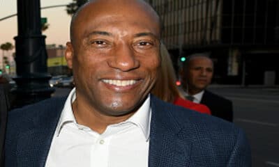ceo byron allen arrives at the premiere chappaquiddick in 2018