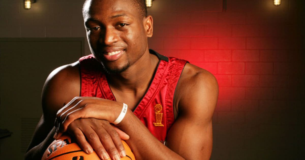 Dwyane Wade of the Miami Heat during a portrait shoot