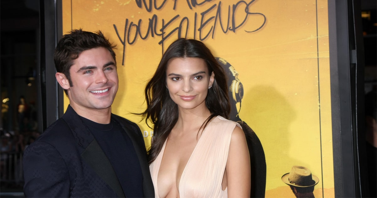 model emily ratajkowski and zac efron at the we are your friends premiere in 2015