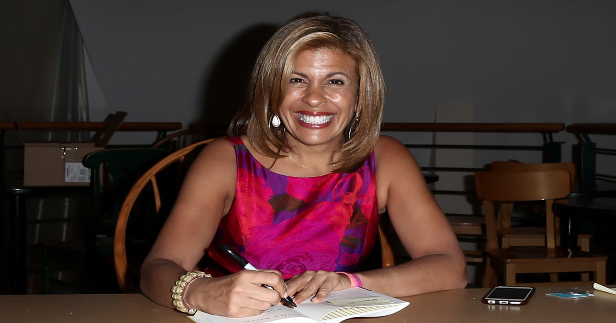 television personality hoda kotb signs her book "where we belong: journeys that show us the way" in 2016