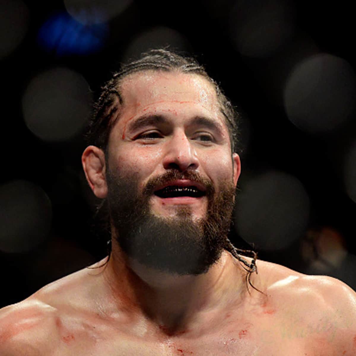 ufc fighter jorge masvidal fights against nate diaz during ufc 244