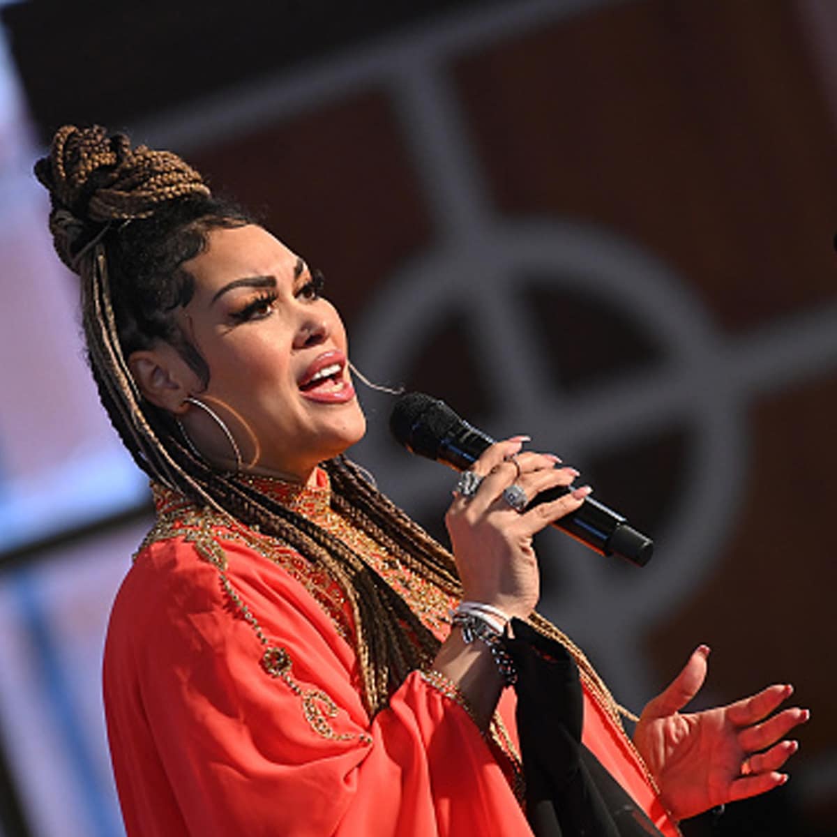 singer keke wyatt performs at the 2022 king holiday observance