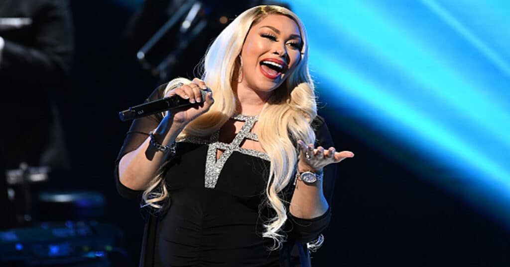 singer keke wyatt performs on stage during 2019 black music honors