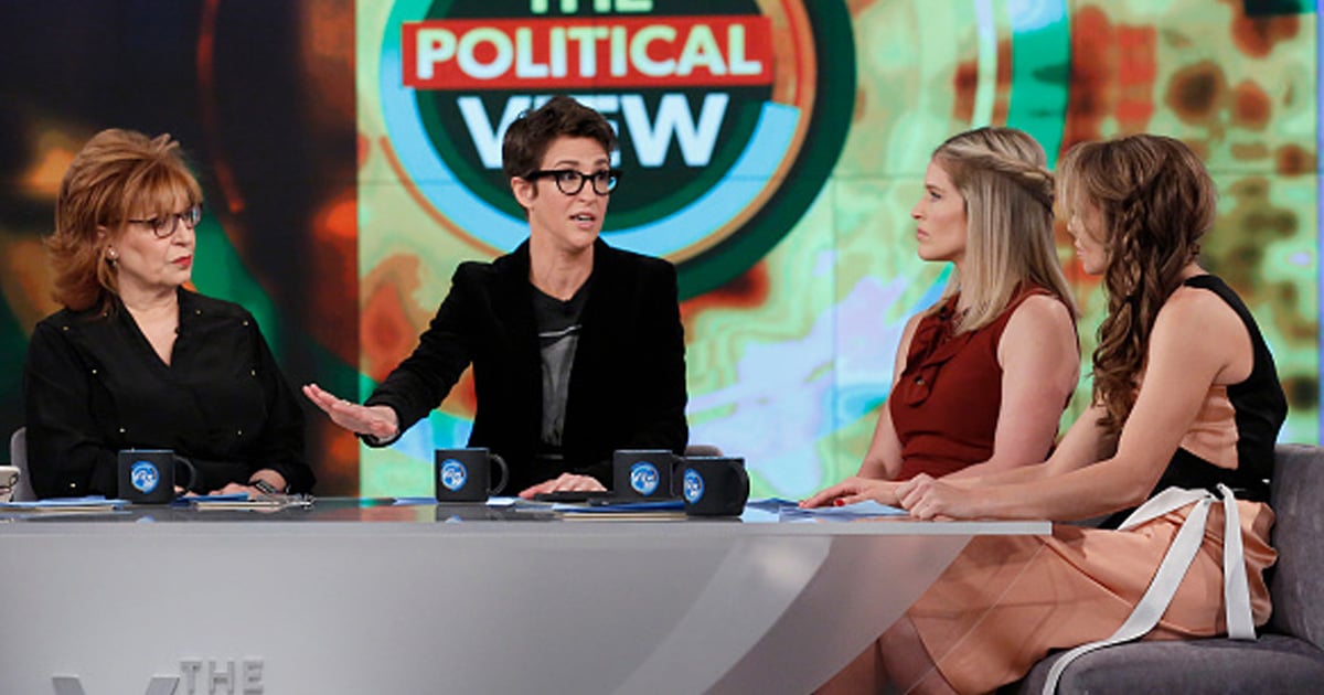 television host rachel maddow on "the view" in 2017