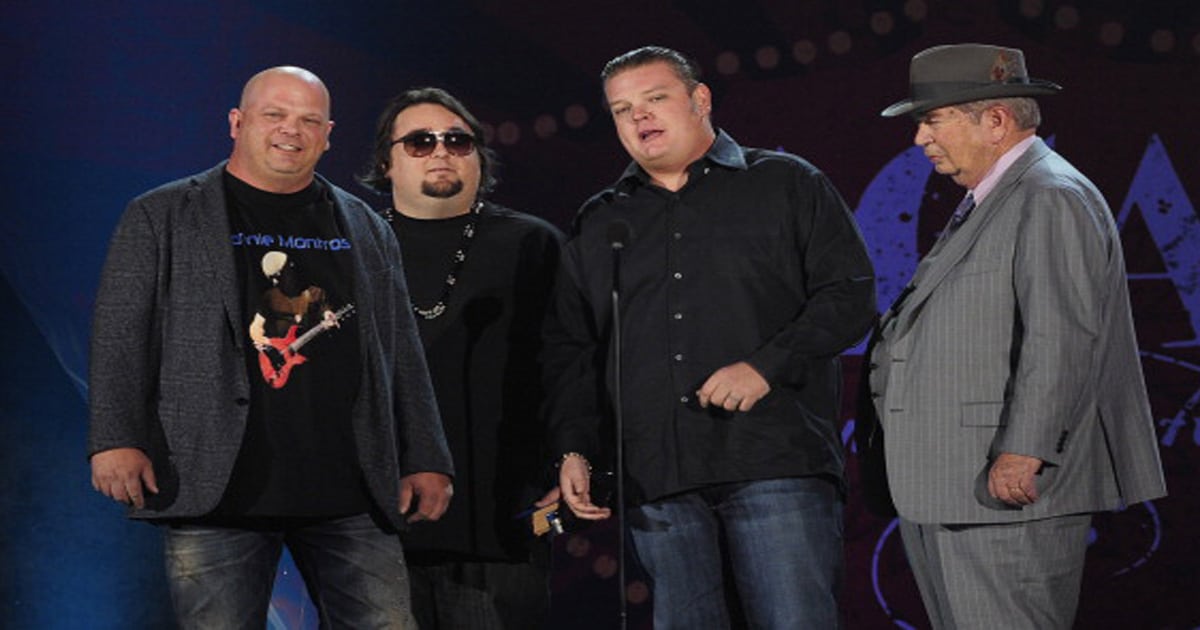 rick harrison speak on stage at the american country awards in 2011