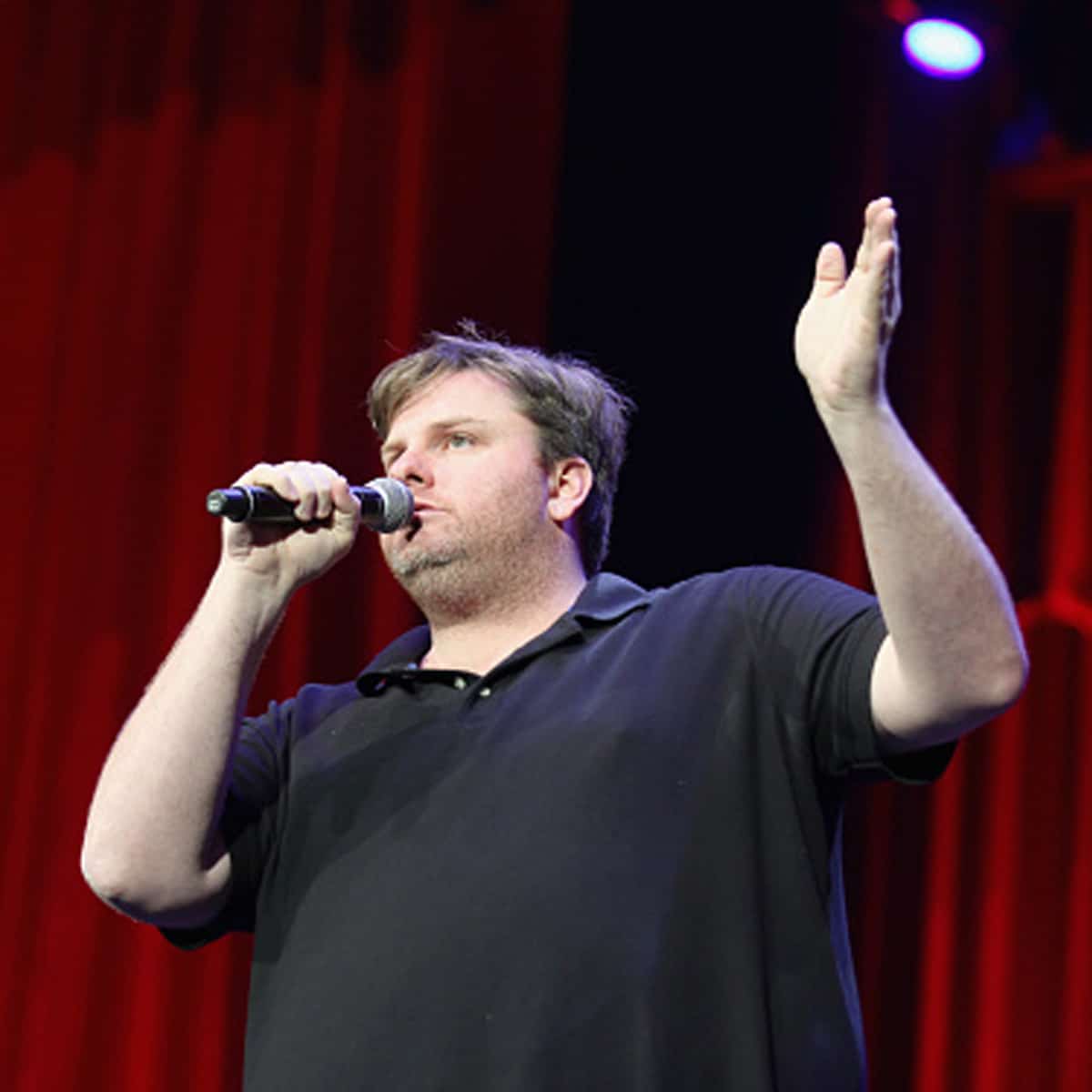 comedian tim dillon performs on the bill graham stage during clusterfest