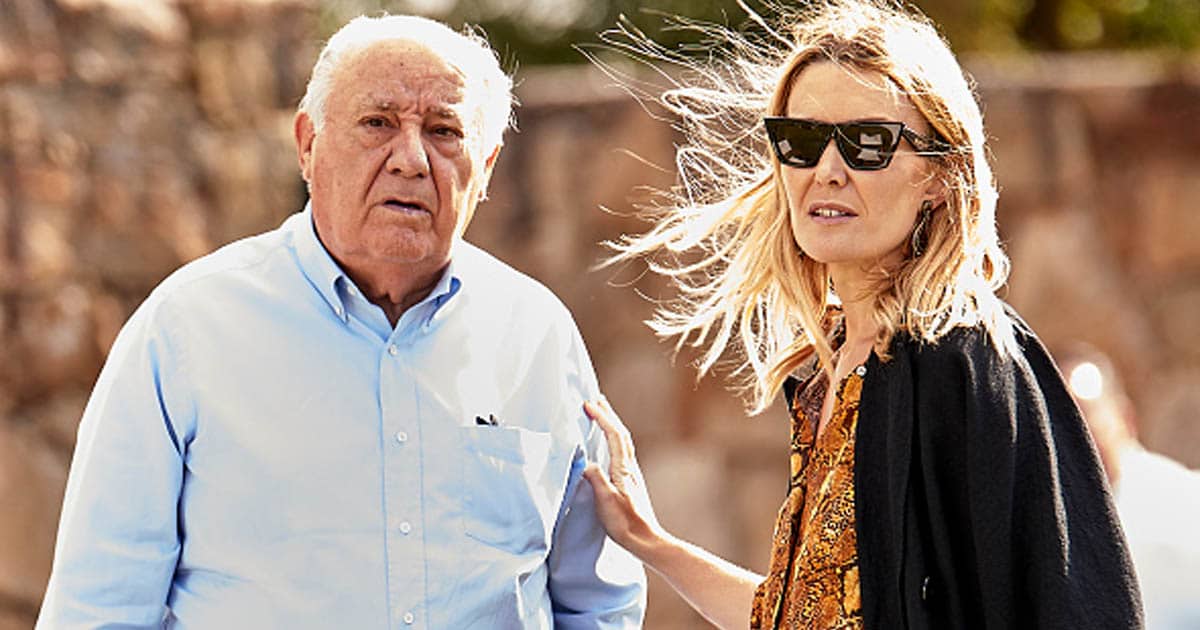 richest peopple in the world Marta Ortega and Amancio Ortega attend during CSI Casas Novas Horse Jumping Competition 