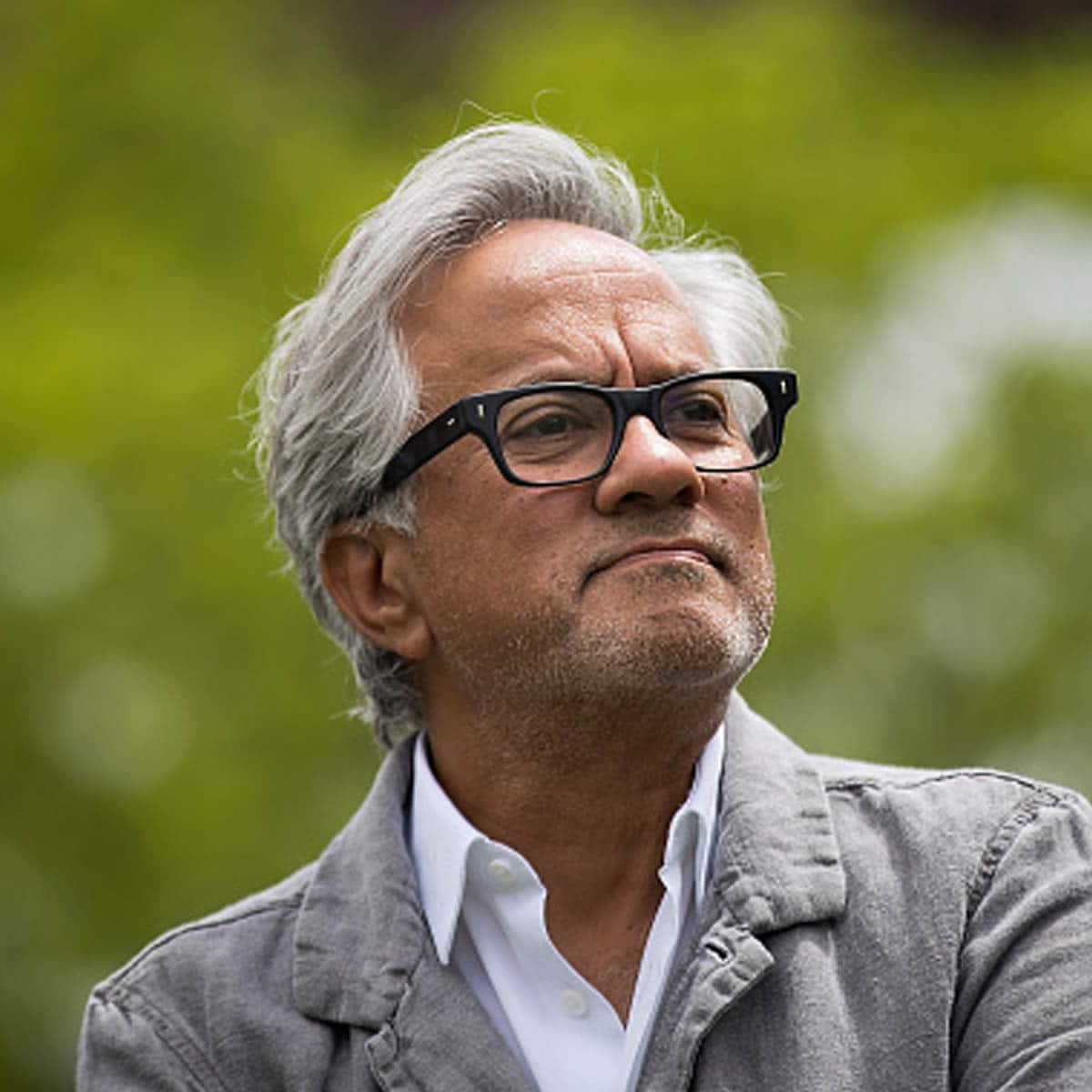 Artist Anish Kapoor attends the unveiling of his art installation