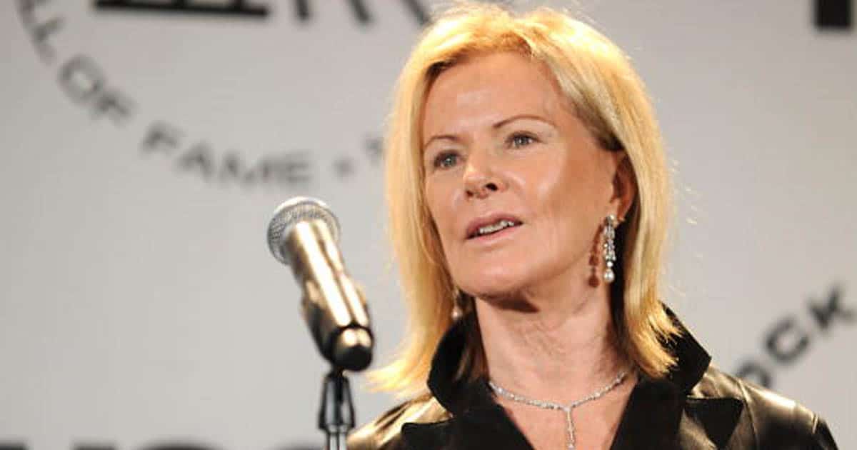 Musician Anni-Frid Prinsessan Reuss of ABBA attends the 25th Annual Rock And Roll Hall of Fame Induction 