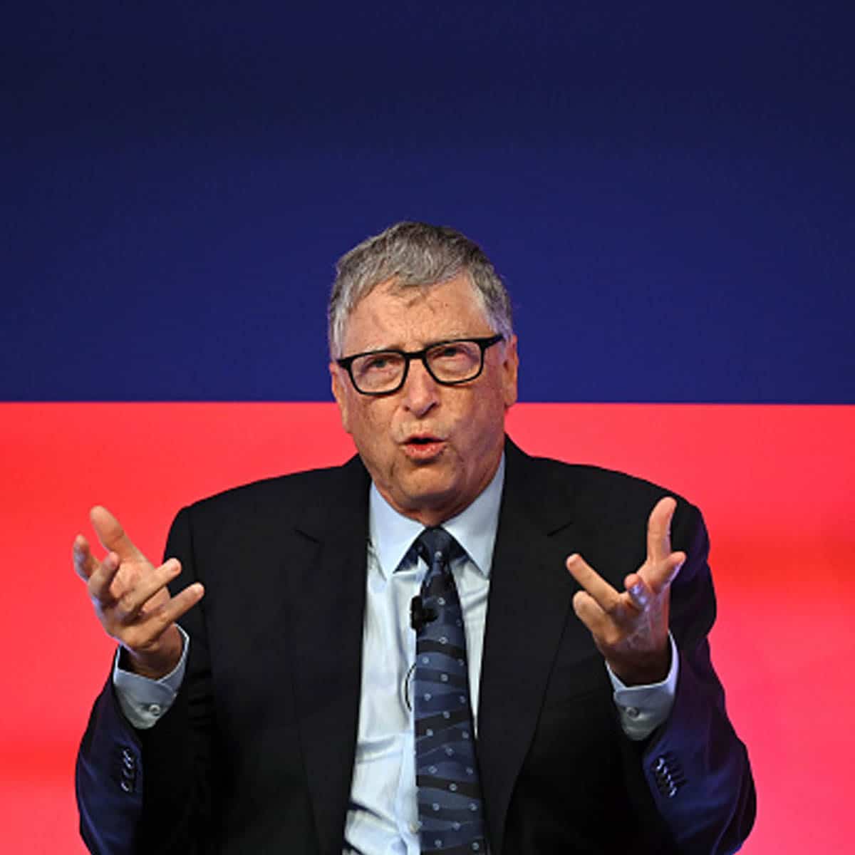 ceo bill gates speaks on stage