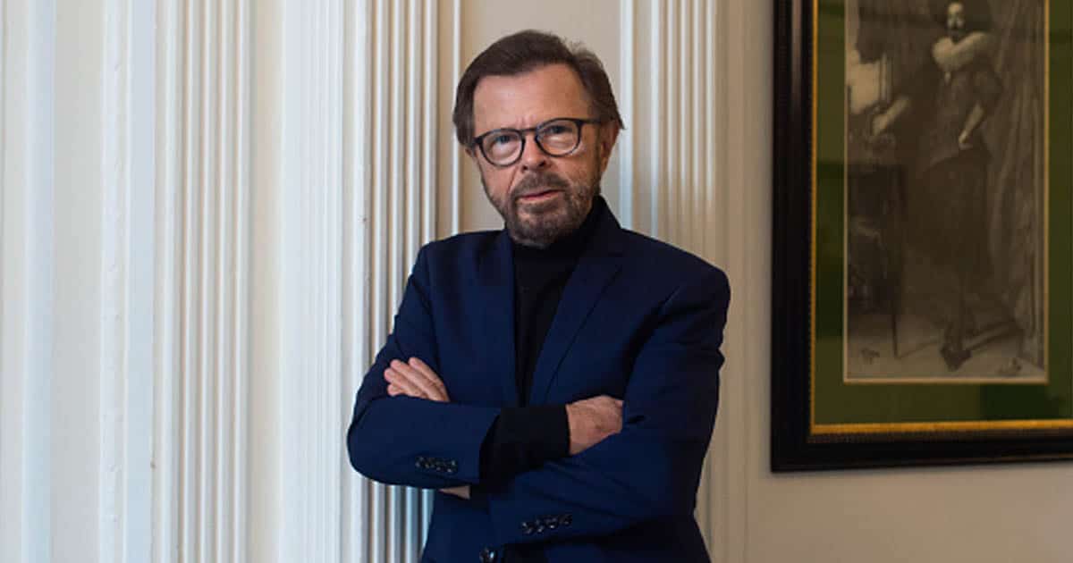 BJorn Ulvaeus, during an interview for Europa Press, at the Palace Hotel 