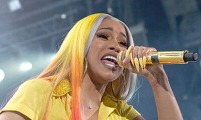 Cardi Bperforms on stage during the Hot 97 Summer Jam 2019