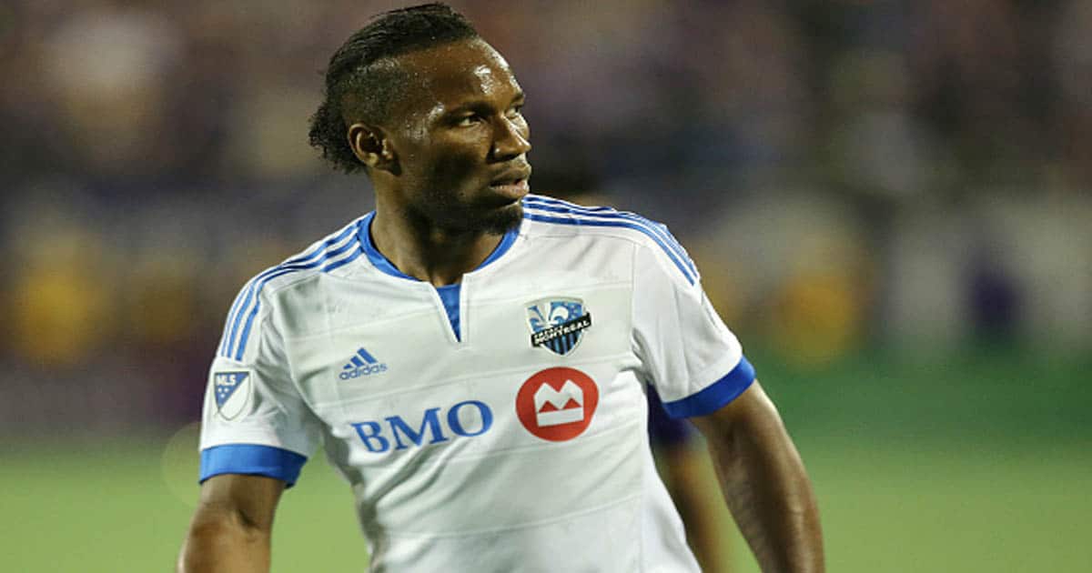 richest soccer players Didier Drogba #11 of Montreal Impact is seen during an MLS soccer match