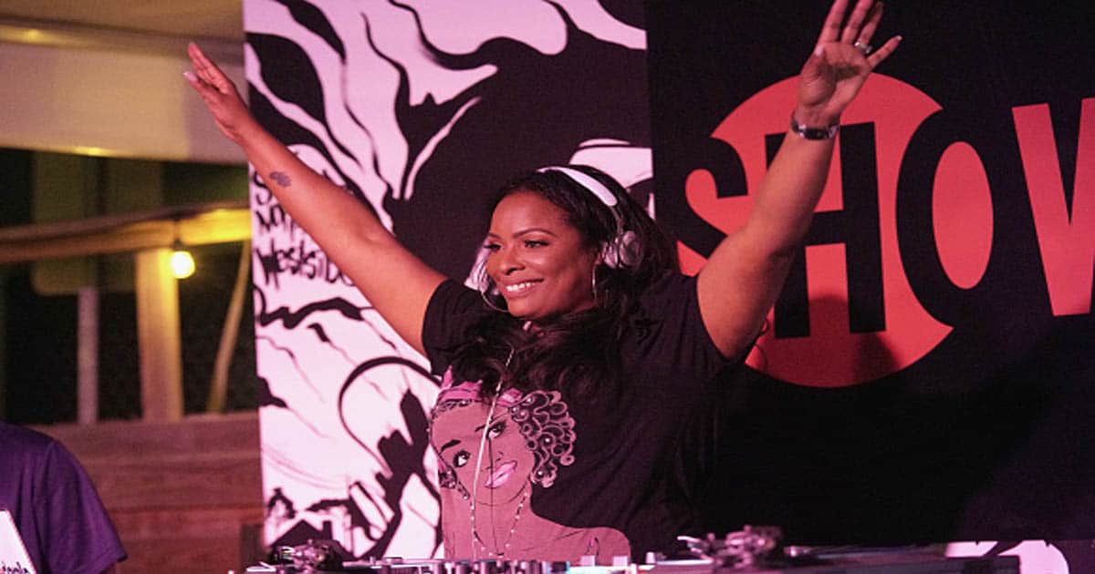 DJ Spinderella performs onstage at Collide / Showtime during the 2019 SXSW Conference