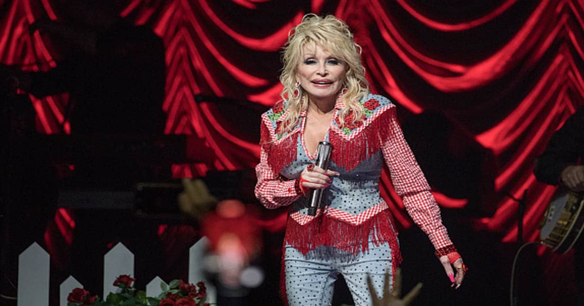 Dolly Parton performs onstage at "Dollyverse Powered By Blockchain Creative Labs 