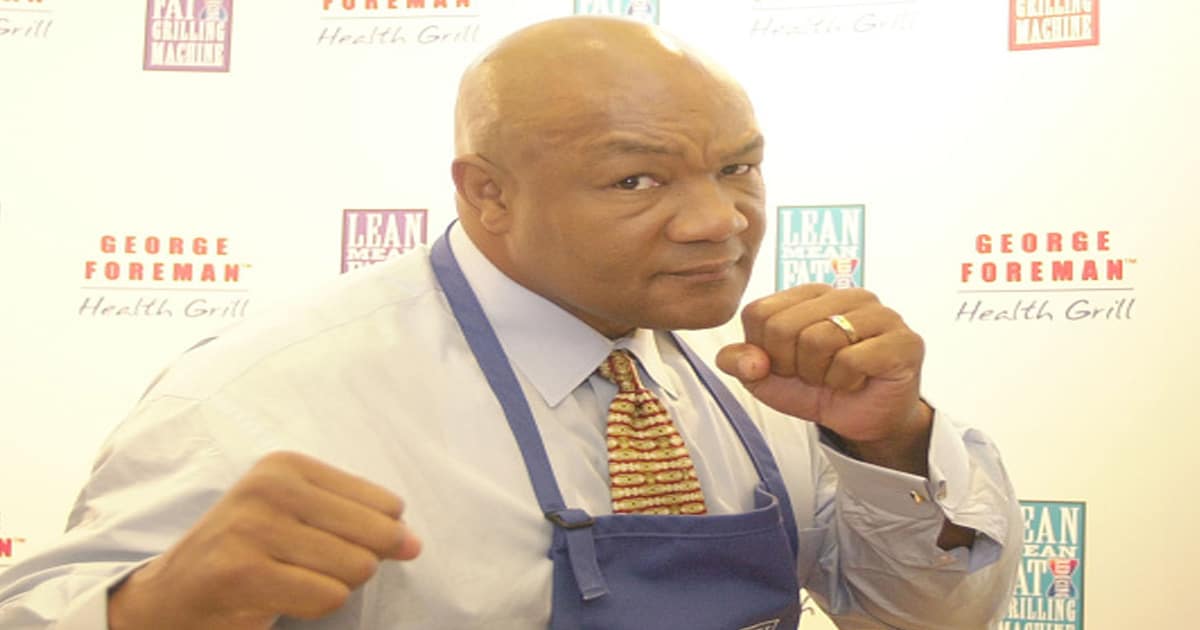 Heavyweight World Champion George Foreman in London