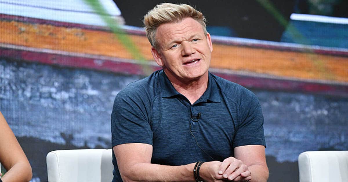 Gordon Ramsay attends the TCA panel for National Geographic Channel
