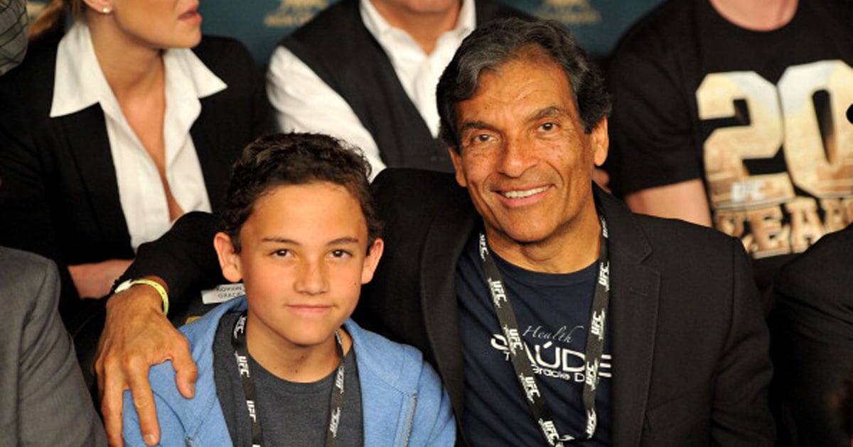 richest mma fighters UFC co-founder Rorion Gracie (R) attends during the UFC 167 event