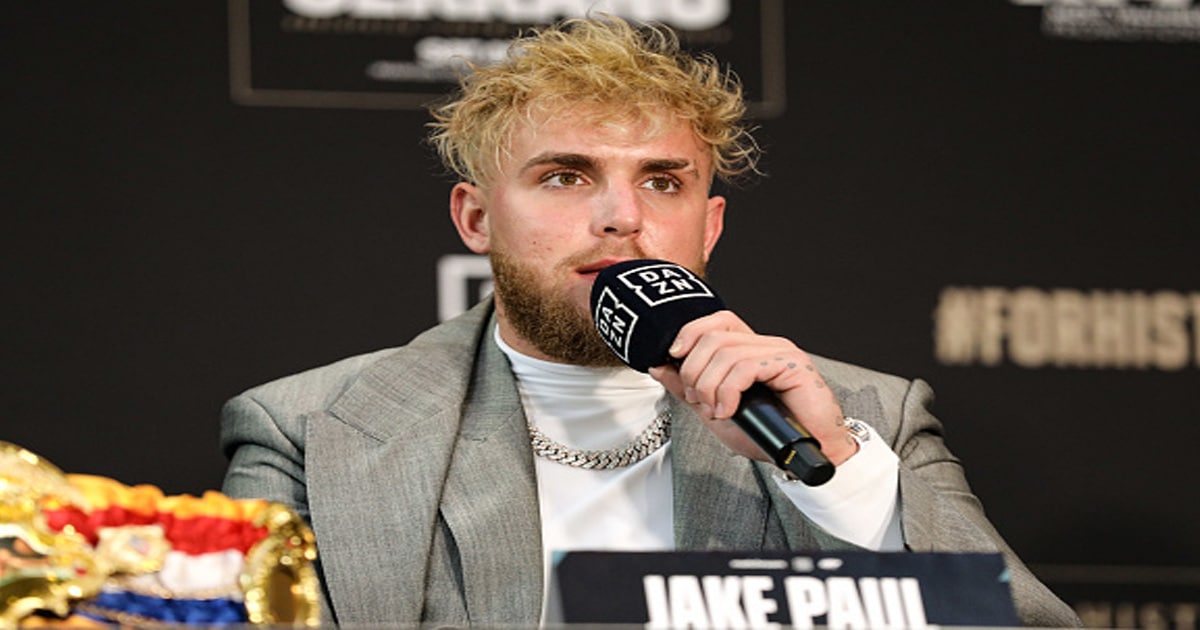 richest youtubers Jake Paul co-founder of Most Valuable Promotions speaks to the media
