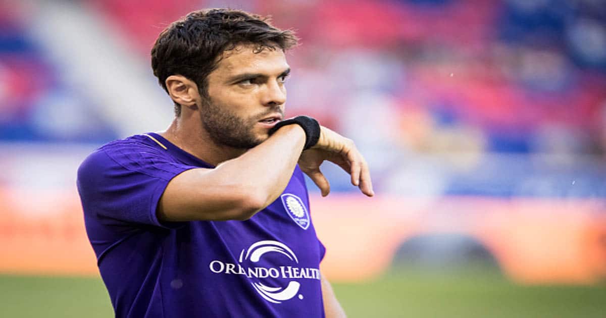 Kaka #10 of Orlando City SC warms up prior to the MLS match