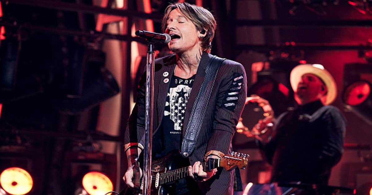 Keith Urban performs during the 55th Annual Country Music Association Awards