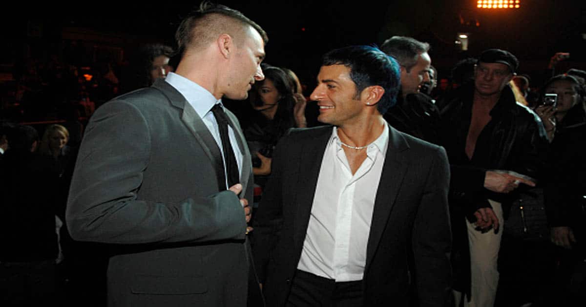 Kevin Federline and Marc Jacobs attend MARC JACOBS Fall 2008 Fashion Show 