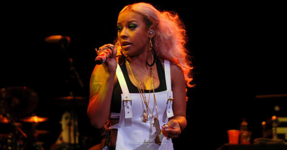 singer keyshia cole performs on stage at Chene Park