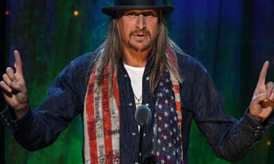 Kid Rock inducts Cheap Trick at the 31st Annual Rock And Roll Hall Of Fame Induction Ceremony