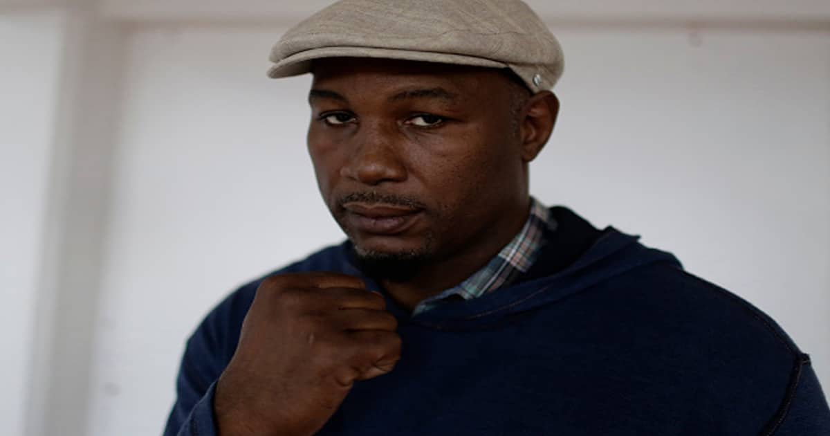 Lennox Lewis poses for a photo during the Laureus Sport for Good Project