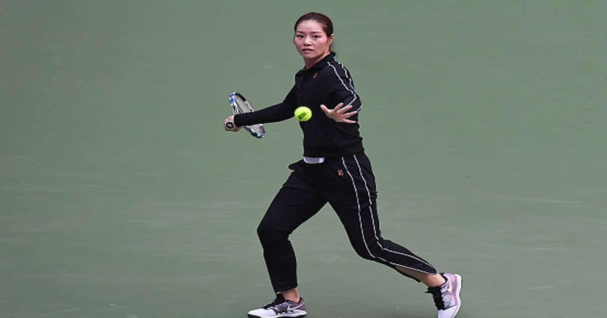 richest wta players Li Na of China attends an open session on Day 6 of 2019 Dongfeng Motor Wuhan Open