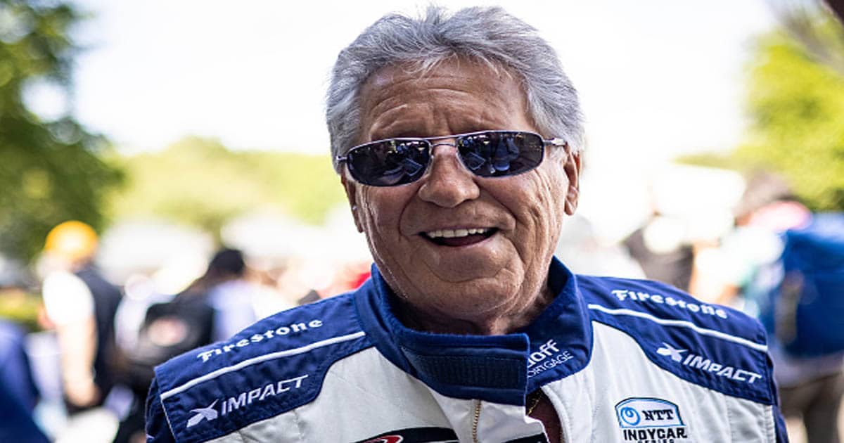 Mario Andretti looks on during the Goodwood Festival of Speed