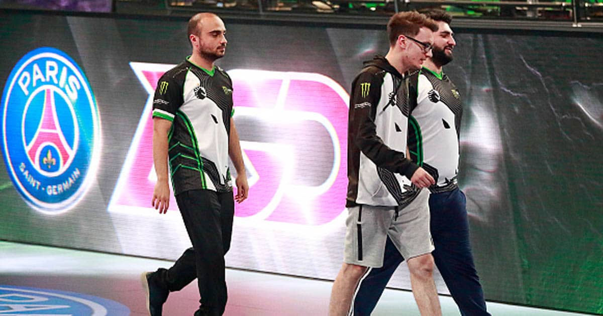 richest dota 2 players Maroun Merhej walks off the stage after their loss to PSG.LGD