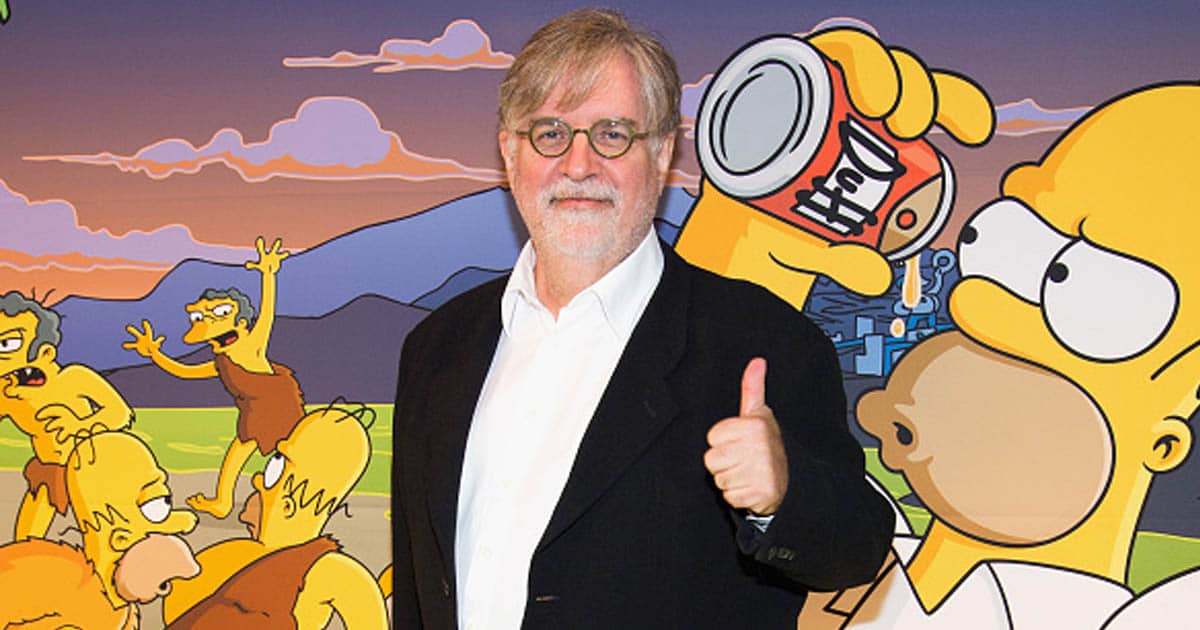 Matt Groening attends a celebration for the 600th episode of 'The Simpsons'