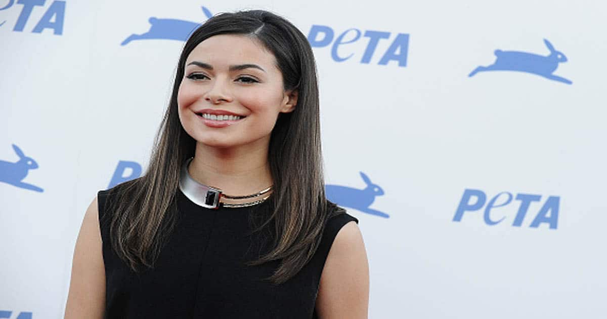 Actress Miranda Cosgrove attends PETA's 35th anniversary party