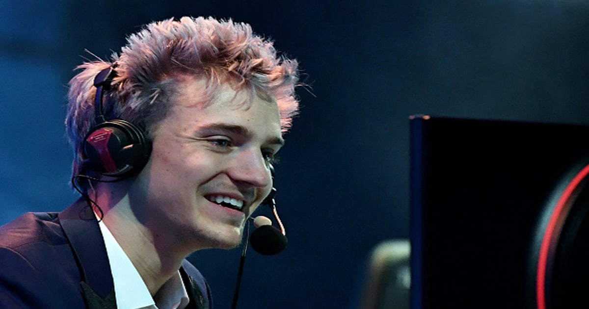 Tyler "Ninja" Blevins streams during Ninja Vegas '18 at Esports Arena